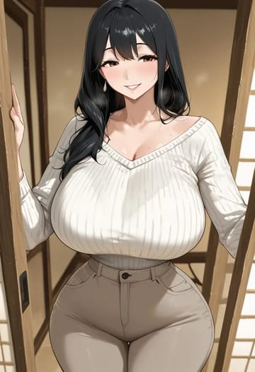 温泉で母を繁殖させる